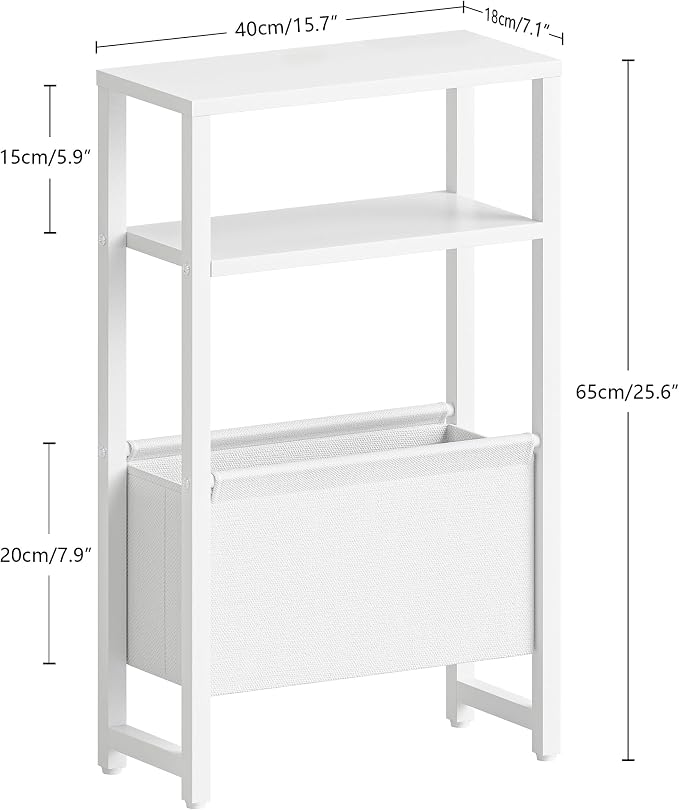 Narrow Side Table, Slim End Table - Image 3