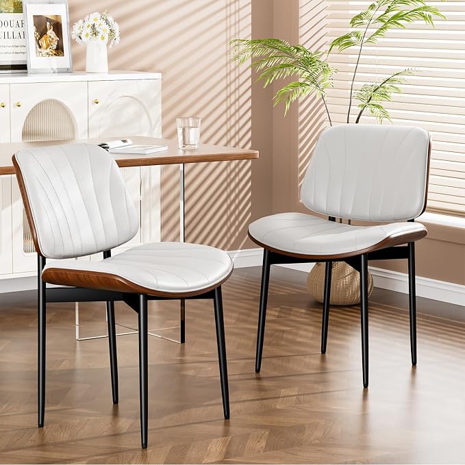 YaFiti Dining Chairs Set of 2, Dining Room and Kitchen Chairs, Mid Century by YaFiti