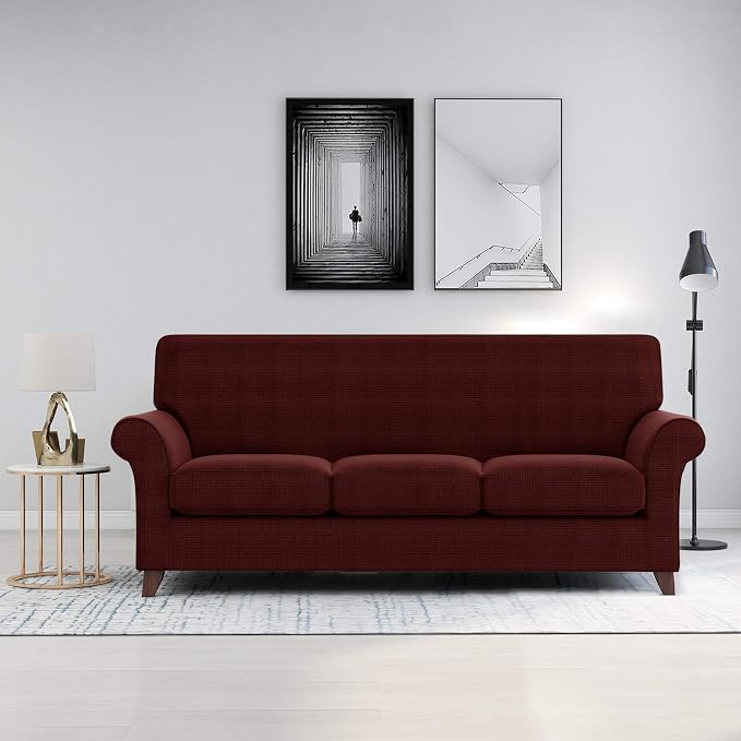 ZNSAYOTX 4 Piece Sofa Covers for Living Room Anti Slip Stretch Couch Covers for - Image 2