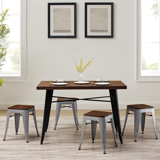 Modern Industrial Metal Stool Classroom Stools - Image 7