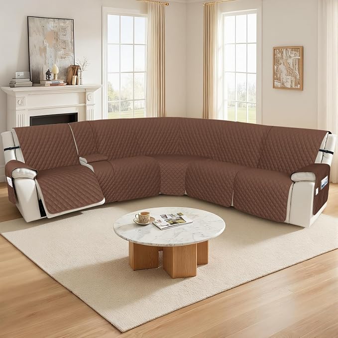 Arfntevss Recliner Sectional Couch Covers 1OO% Waterproof L Shape Sofa Cover - Image 7