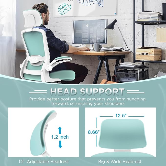 Mimoglad Office Chair, High Back Ergonomic Desk Chair - Image 2