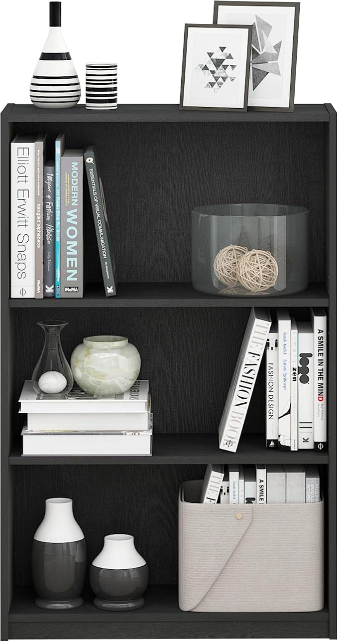 Furinno Jaya Book Shelf, 3-Tier Bookshelf, Bookcase - Image 7