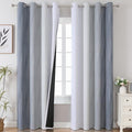 Estelar Textiler Thermal Insulated Blackout Curtains 96 Inches Long, Ombre Grey by ESTELARTEXTILER