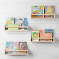 Nursery Room Shelves Set of 4, Wood Floating Book Shelves by DUICIRXismadeforlove%EF%BC%81