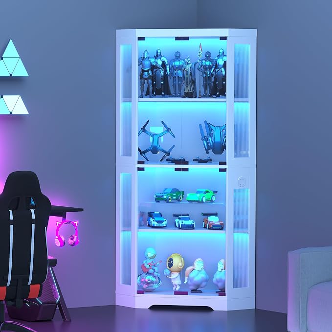 GarveeHome Corner Display Cabinet - Image 7