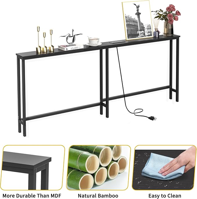 VASMIA 70.9 Inch Narrow Console Table - Image 5