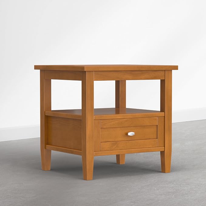 SIMPLIHOME Warm Shaker End Table - Image 3
