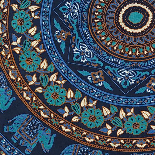 Mandala Floor Pillow Cover Meditation Cushion Seating Throw Hippie Round - Image 6