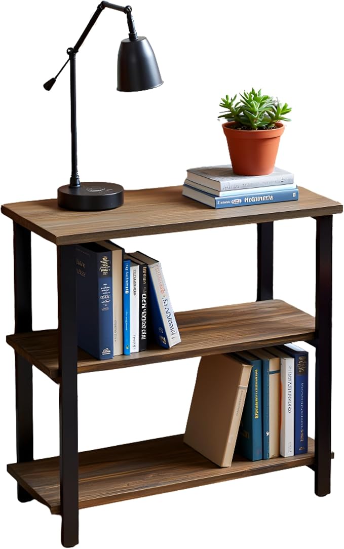 Alaterre Furniture Pomona Living Room 3-Tier Solid Wood Under-Window Bookshelf by AlaterreFurniture
