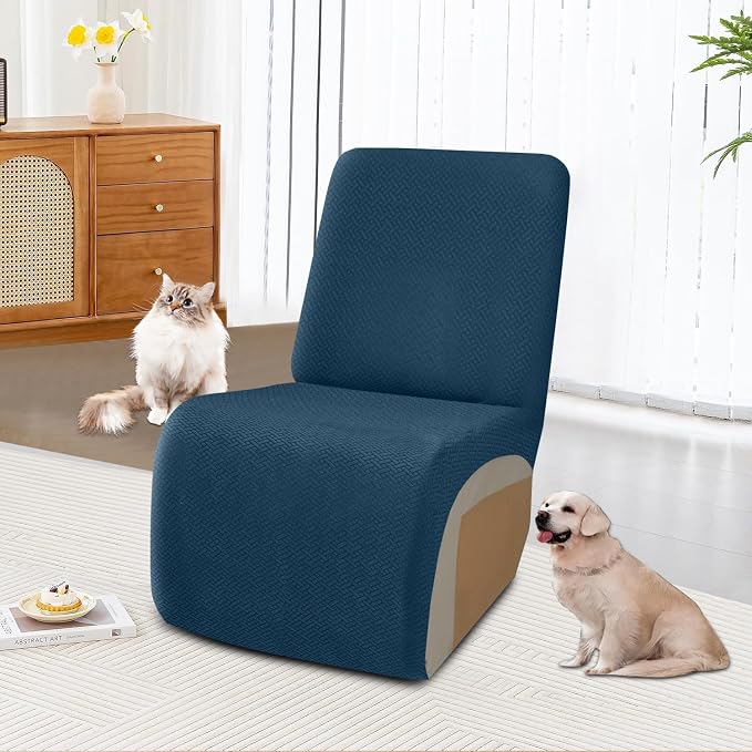 ALIECOM 100% Waterproof Recliner Sectional Couch Covers L Shape Stretch Corner - Image 2
