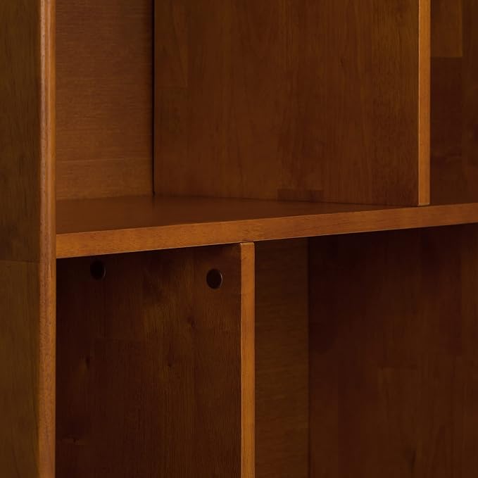 SIMPLIHOME Draper 35 inch Mid-Century Modern 6 Cubbie Bookcase - Image 7