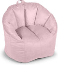 Big Joe Milano Plush Desert Rose Beanbag Chair by BigJoe