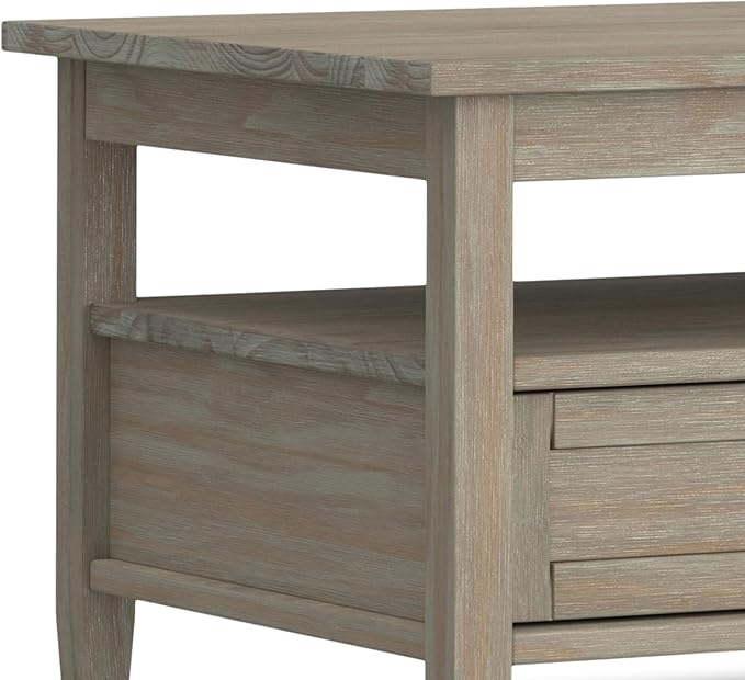 SIMPLIHOME Warm Shaker Solid Wood Transitional-Style 48-inch Wide Coffee Table - Image 8