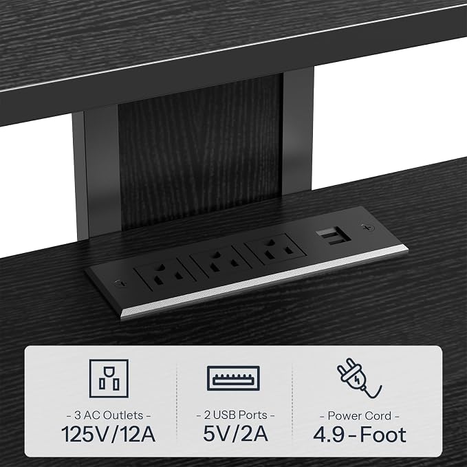 HOOBRO 4-Tier AV Media Stand, Media Console - Image 8