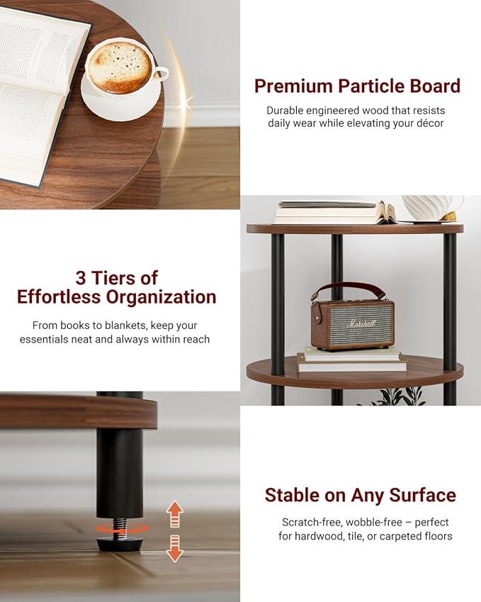 XBurmo Small Round End Table - Image 4