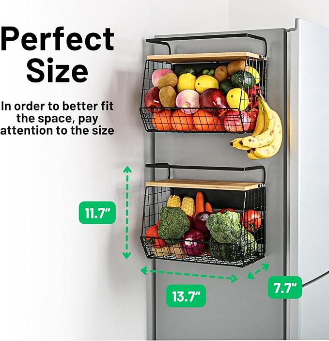 2 Set Magnetic Shelf for Refrigerator - Image 3