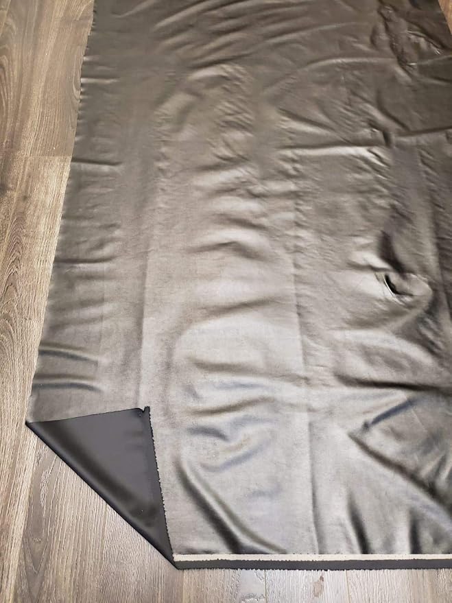 NAT Leathers | Black Garment Soft Faux Vegan Leather PU | by The Yard Synthetic - Image 5