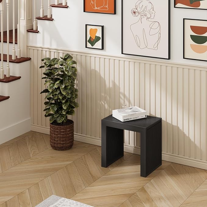 Small Bamboo Dining Bench, 17inch Farmhouse Decor Indoor Kitchen Table Bench - Image 7