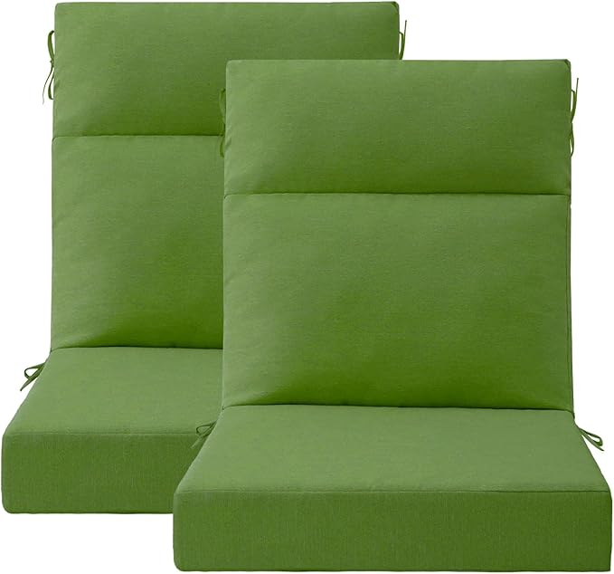 Unimatta Outdoor High Back Chair Cushion Seat Pads, 44 x 21 Inch by Unimatta
