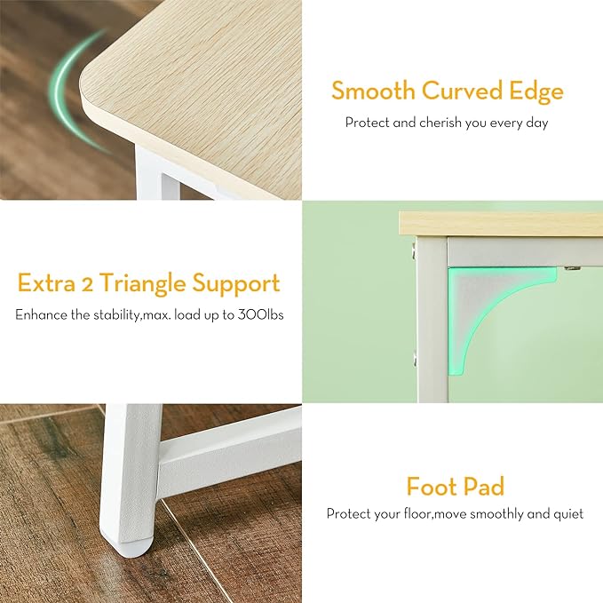 WOHOMO Folding Desk, Small Foldable Desk 39.4" - Image 6
