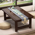 Japanese Floor Sitting Table, Folding Wood Tea Table Chabudai Japanese Coffee by robwibw