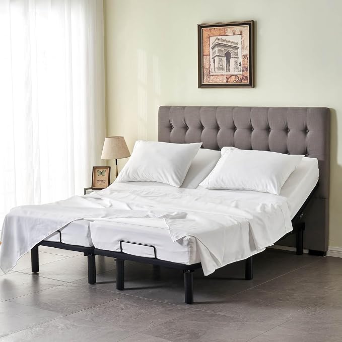 Kingnex Split Queen Sheets for Adjustable Bed Soft 1800 Microfiber 5 Pieces - Image 3