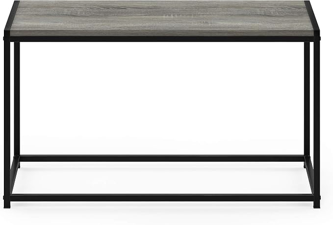FURINNO Camnus Modern Living Coffee Table, French Oak Grey - Image 6