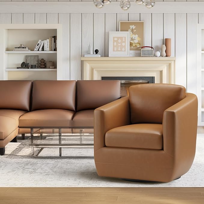 COLAMY 360° Swivel Accent Chair - Image 8
