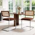 Zesthouse Rattan Dining Chairs Set of 2, Mid Century Modern Dining Room Chairs by Zesthouse
