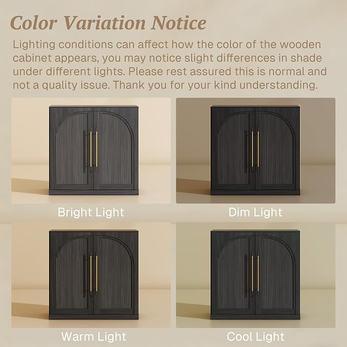 BELLEZE Set of 3 Modular Sideboard - Image 5