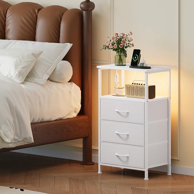 Somdot Nightstands Set of 2, Bedside Tables - Image 2