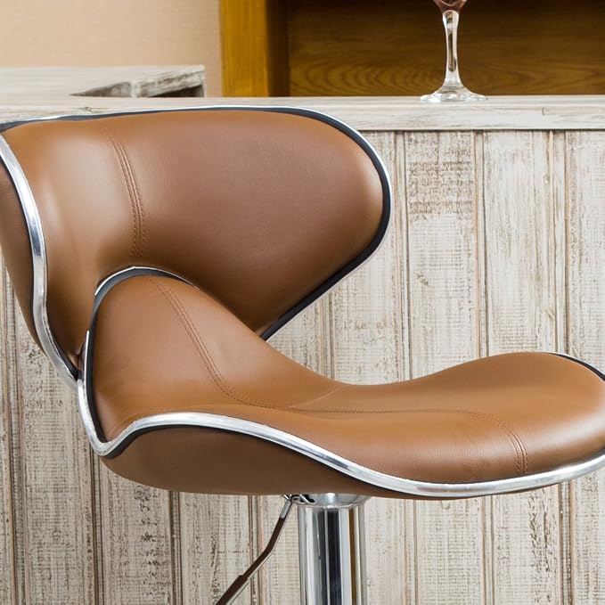 Roundhill Furniture Masaccio Cushioned Leatherette Upholstery Airlift - Image 5