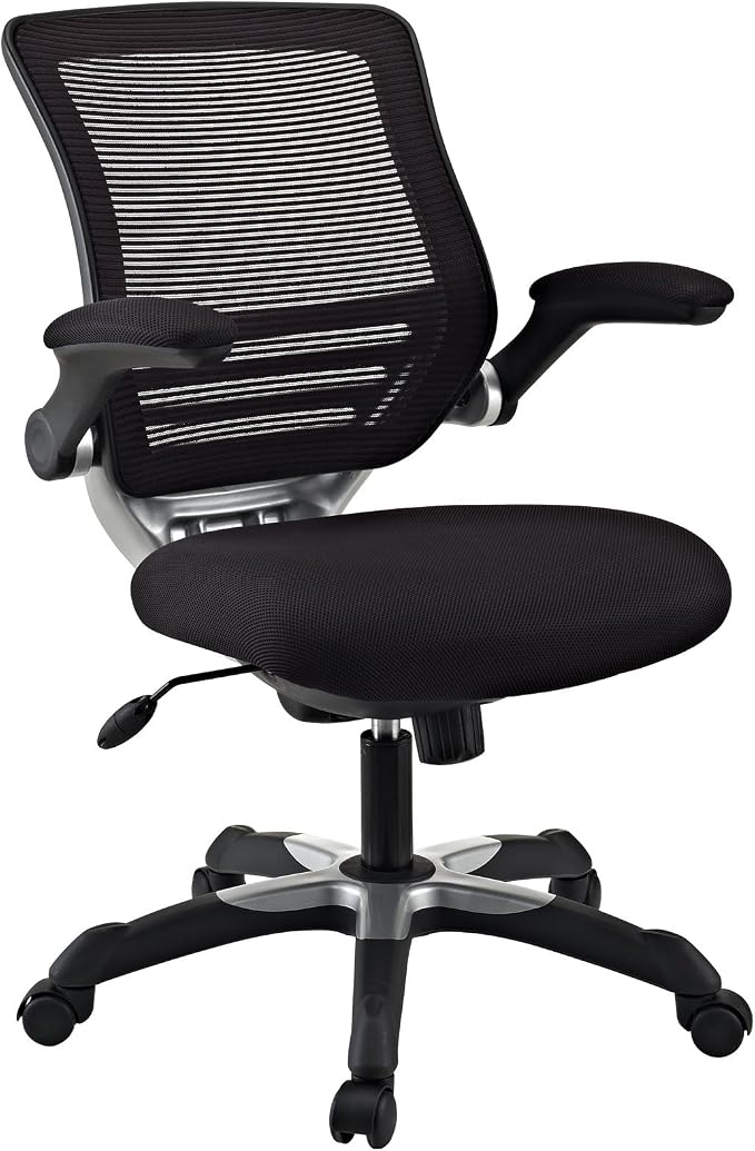 Modway Edge Mesh Back and Mesh Seat Office Chair In Black by Modway