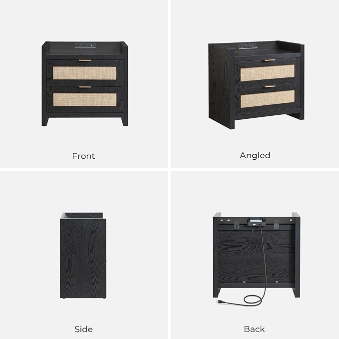 SICOTAS Night Stand Bedside Table - Image 9