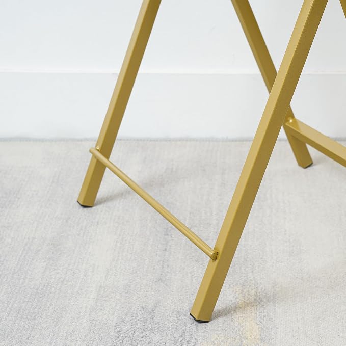 HOOBRO Folding TV Tray Tables, Industrial Snack Tables - Image 8