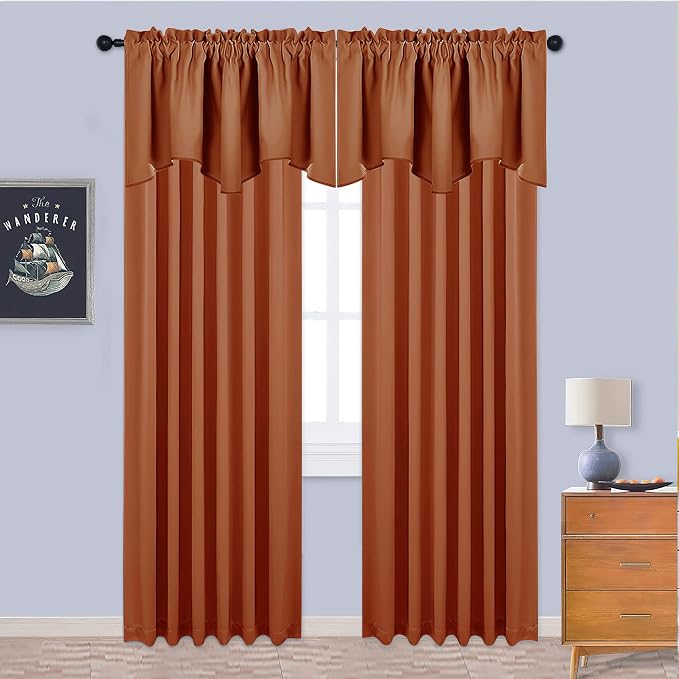 NICETOWN Farmhouse Valance for Kitchen Window - Image 5