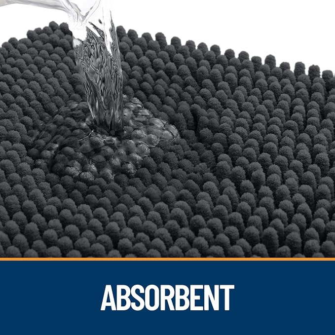 OLANLY Dog Door Mat for Muddy Paws 54x32, Absorbs Moisture and Dirt, Absorbent - Image 3