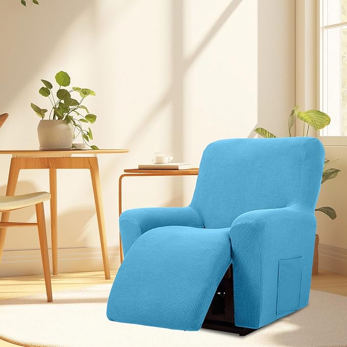 Cupuamon Recliner Chair Covers, Lazy Boy Recliner Covers Stretch Reclining - Image 7