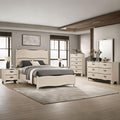 Kings Brand Furniture Brielle 6-Piece Bedroom Set – Modern Wood Bed Frame by KingsBrandFurniture