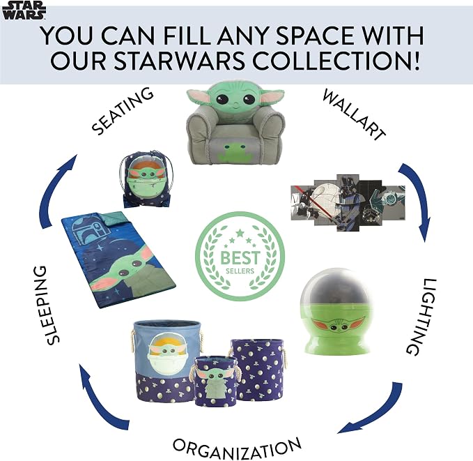 Idea Nuova Disney Star Wars The Mandalorian, Grogu aka The Child Toddler 19” - Image 7