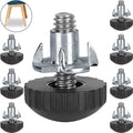 Anwenk 1/4” Furniture Leveling Feet Stainless Steel Screw-in Threaded Leg by Anwenk