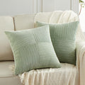 Fancy Homi 2 Packs Sage Green Samll Decorative Throw Pillow Covers 14x14 Inch by Fancy+Homi