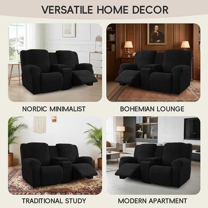 6-Piece Recliner Loveseat Covers - Image 7