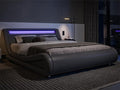 Allewie King Size LED Platform Bed Frame by Allewie