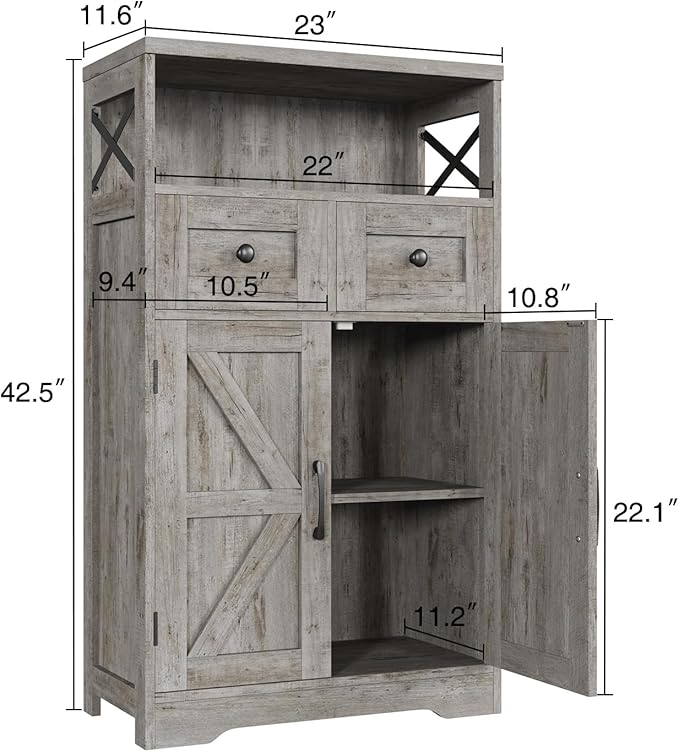 Befrases Farmhouse Storage Cabinet - Image 2