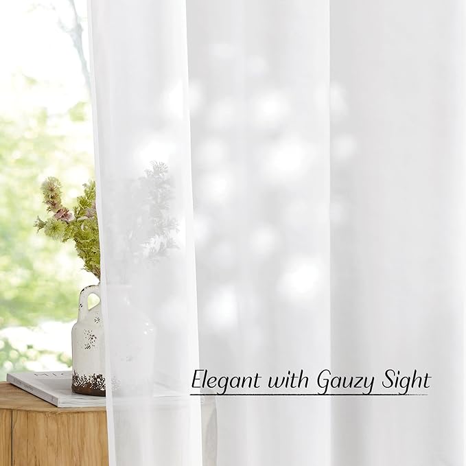 NICETOWN Sheer Curtains 120 inches Length - Image 5
