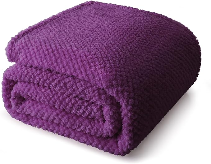 Whale Flotilla Twin Size Fuzzy Fleece Blanket by WHALEFLOTILLA