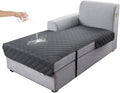 Genina L Shape Couch Cover, Sectional Couch Chaise Covers, Waterproof Washable by Genina