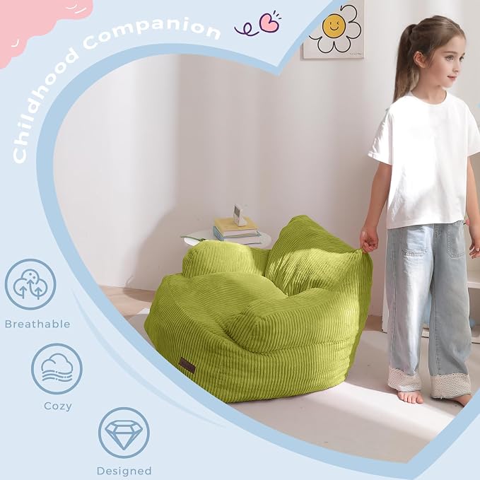 MAXYOYO Kids Bean Bag Chair, Stuffed Toddler Bean Bag Sofa - Image 5